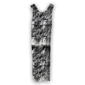 & Other Stories Black & White Graphic Tank Dress